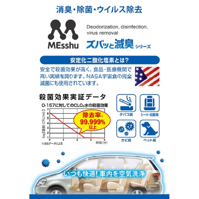 Prostaff C-62 Car Maintenance Supplies, Zuba and Deodorizing Fan, Replaceable