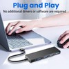 USB 3.0 Hub, 4-Port High-Speed Bus-Powered Expansion Dock, Supports Simultaneous