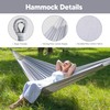 SUNCREAT Stand Alone Hammocks for Outside, 2 Person Self Standing