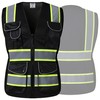 JKSafety 9 Pockets Women Hi-Vis Reflective Safety Vest | Mesh