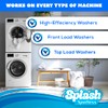 Splash Spotless Washing Machine Cleaner for HE Front Load &