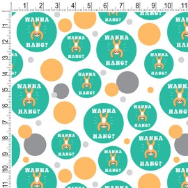 GRAPHICS & MORE Wanna Hang Want Sloth Funny Humor Gift Wrap Wrapping Paper Roll