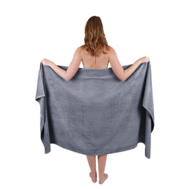 Betz Badetuch groß XXL Badetücher Saunatuch Dresden 100% Baumwolle Verschiedene Größen Größe 100 cm x 180 cm Farbe anthrazit