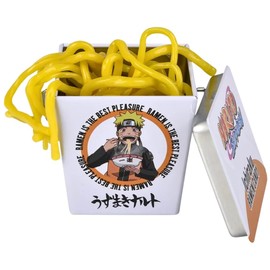 Boston America Naruto Shippuden Ichiraku Ramen Candy - Ramen Noodle Shapped Gummy Candy in Carry Out Shapped Collectible Tin - One (1) Tin - Fruit Punch Flavor