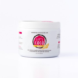 LET'S COCO | Exfoliante Corporal Ultra Hidratante, Let’s Coco Body - Exfoliante de Café, Anti-Celulitis, Para Todo Tipo de Piel - Contenido Neto 330 Gr – 11 Oz