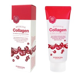 (Set of 2) Facial Deep Cleansing Foam, Foam Cleanser Korean, Rich Soft Bubbles, Feeling Refreshed and Smooth after Washing Your Face (Collagen)