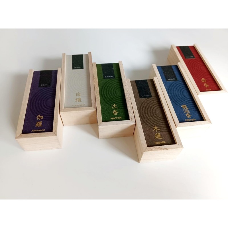 Incense Aroma Premium Incense Light Engraving ~hitotoki ~ Kyoto Kasaido