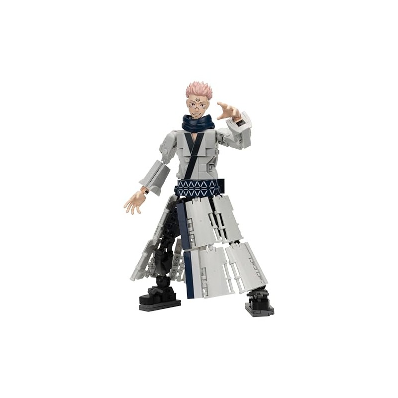 BLDR Ryomen Sukuna Buildable Action Figure Construction Set 0038-12-Inch Articulated