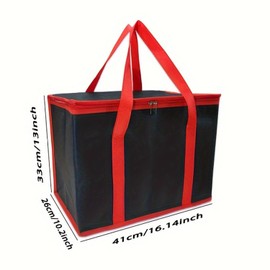 Foldable Cool Bag - 30 L Cool Box, XXL Large Foldable Cooling Basket, Insulated Bag, for Office, Work, Outdoor Travel, Ideal as an Insulated Bag, Shopping Basket, Picnic Bag (41 x 23 x 33 cm)