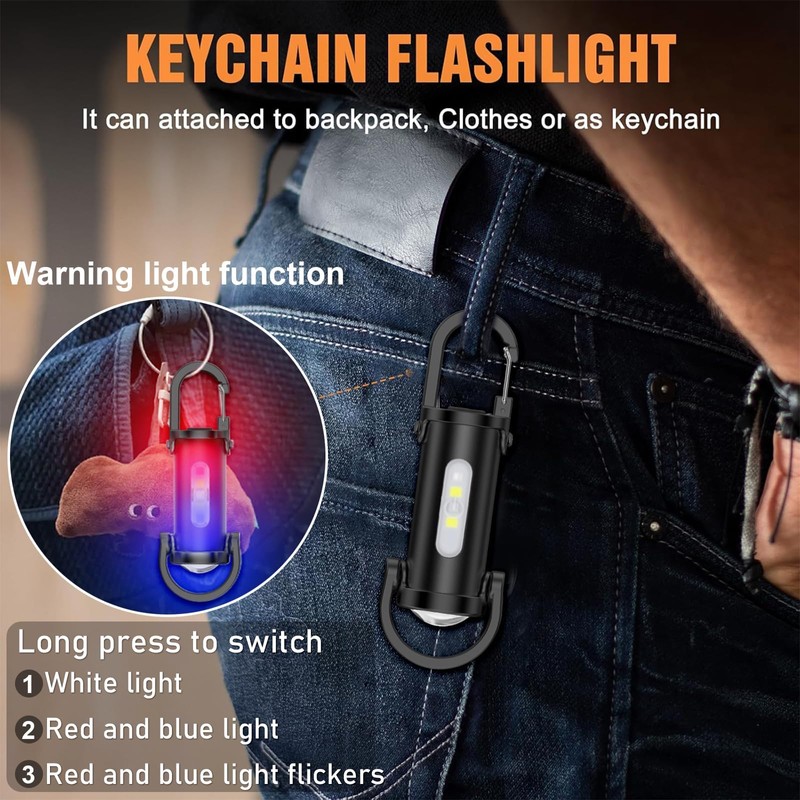 Mini LED Torch for Household Car Outdoor Work Travel Camping