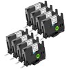 NineLeaf 8PK Compatible for Ptouch HSe-221 HSe221 HS-221 HS221 8.8mm