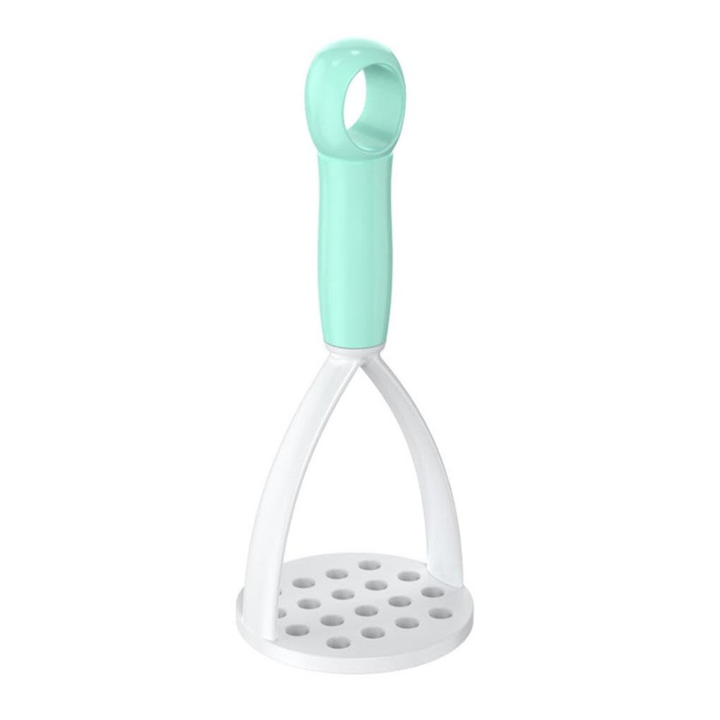 Green Manual Silicone Potato Masher,Mini Potato Masher Fruit and Vegetable