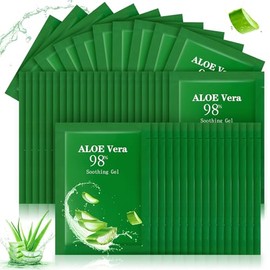 Siifert Travel Size Aloe Vera Gel - 60 Pcs Organic Moisturizer