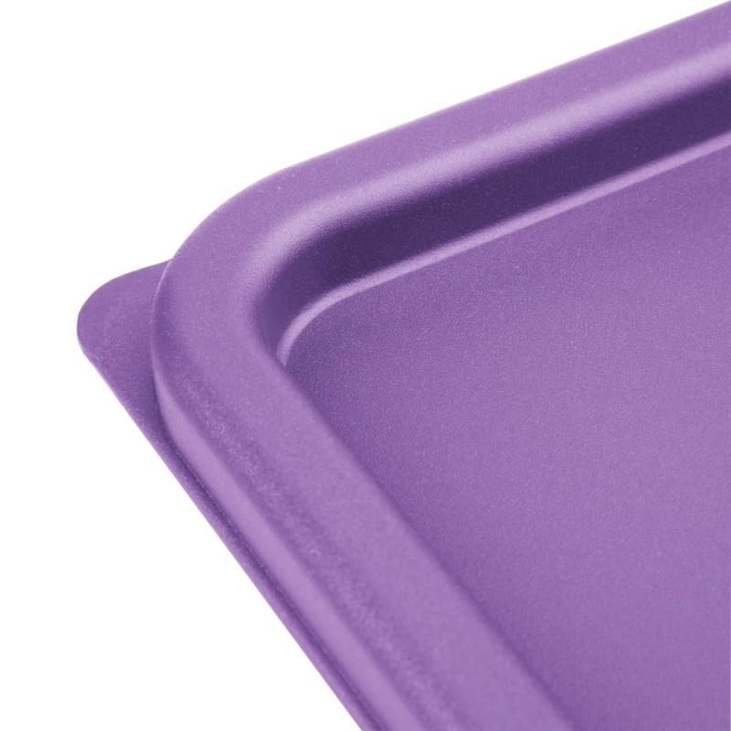 Hygiplas Square Purple Lid to fit - Large 10/15Ltr