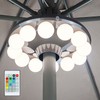 HONGUT Patio Umbrella Light, 3xD Battery Operated Umbrella Pole Light