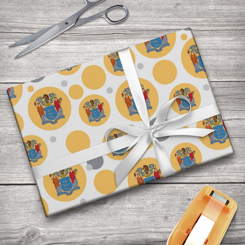 GRAPHICS & MORE New Jersey State Flag Gift Wrap Wrapping