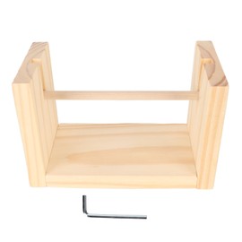 Horizontal Yarn Holder 20cm Spindle Length Increase Speed DIY Wooden Yarn Holder for Sewing Quilting