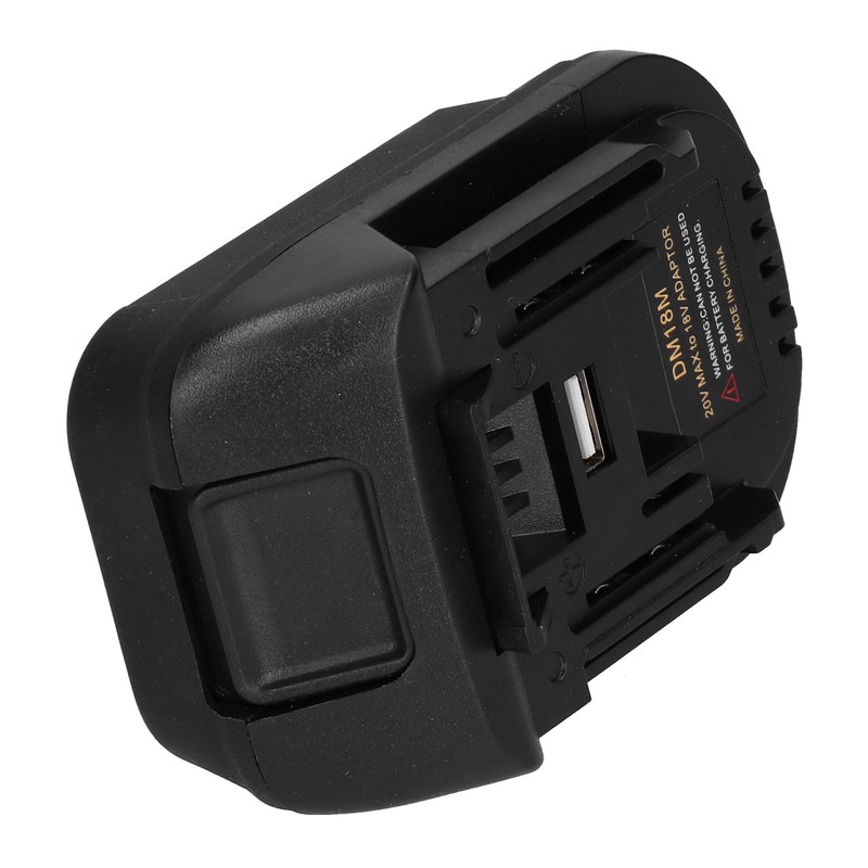 Lithium Battery Adapter Dock Power Connector with USB Charge Interface