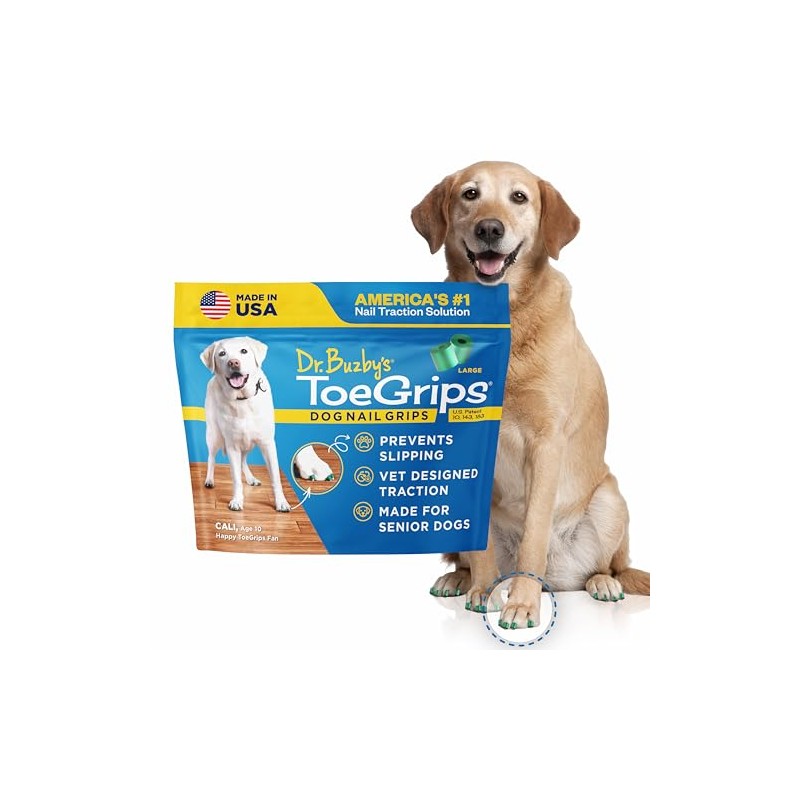 Dr. Buzby's Toegrips para Perros – Tracción Instantánea En Suelos