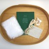 Piece Embroidery Kit "nekogao Brooch Kit" - Small Florets -