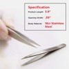 Seki Edge Stainless Steel Pointed Tweezer (Tweezers)