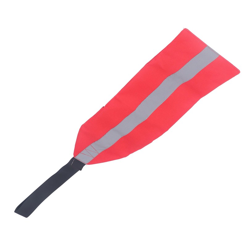 Kayak Safety Flag Multipurpose Oxford Cloth Towing Canoe Red Warning