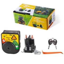 Predep 925-06119C 725-04227 Ignition Switch Module with Key for Cub Cadet XT1 XT2 LTX/Troy-Bilt/MTD Craftsman Models & 725-06153A Starter Solenoid Relay for Cub Cadet XT1 XT2 Enduro Riding Lawn Mower