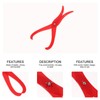 Bent Leg Caliper Plastic Clay Measuring Pottery Tool Clay Sculpture