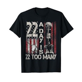 22 A Day Is 22 Too Many Veteran Lives Matter Help Veterans T-Shirt