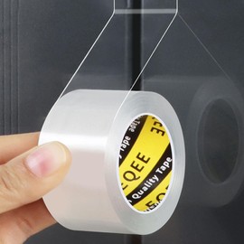 MILEQEE Window Seal Strip Tape for Winter Clear, 1in x 9.84FT, Weather Stripping Sealing Insulation Tape for Windows and Door, Window Frame Sealer Draft Blocker Doors Seals Strips, 0.5mm Thick