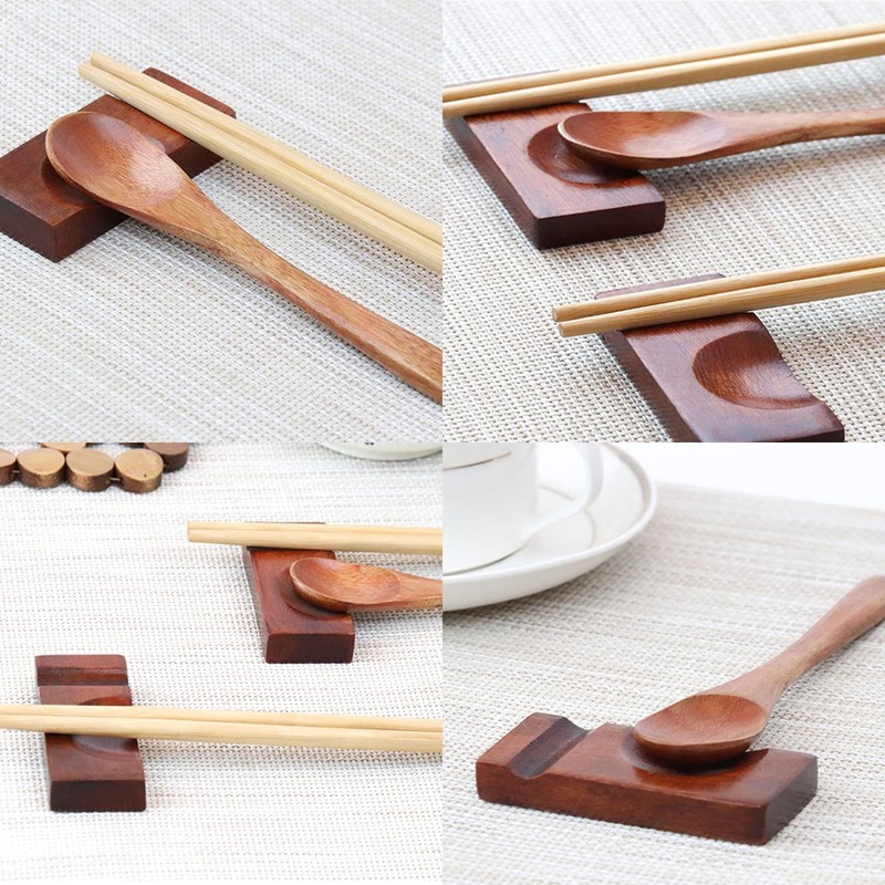 Coollooda Chopsticks Rest, Stylish, Set of 4, Cutlery Rest, Chopstick