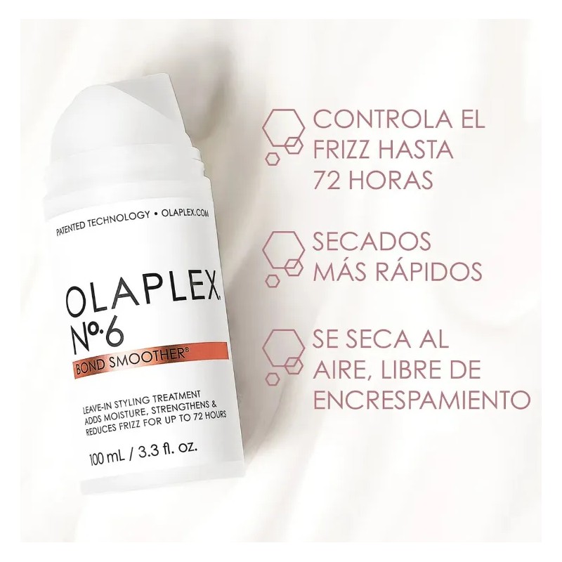 2pc Olaplexx No.6 Bond Smoother Reparación De 100ml
