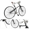 Retro Bicycle Model Retro Style 1:10 Scale Detachable Durable Metal