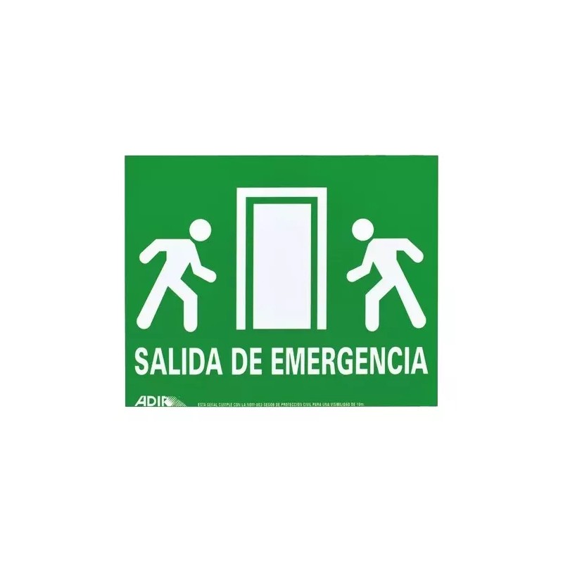 Adir Kit Señalamientos Letreros Protección Civil Establecimiento