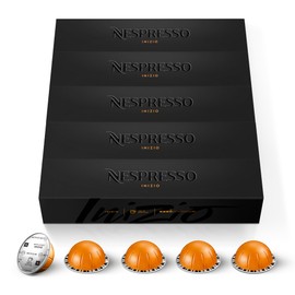 NESPRESSO Vertuo Inizio Arabica Coffee Mild Roast Ideal for Gran Lungo (150 ml) Compatible with Vertuo Capsule Machines 50 Capsules