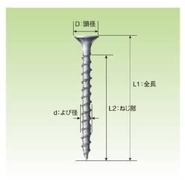 Wakai Sangyo SK65V Hardwood Course, Stainless Steel, Length 2.6 inches (65 mm), 70 Pieces