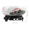 HANABASS Lotus Bowl Planter Hydroponic Planter Pot Ceramic Plant Pot