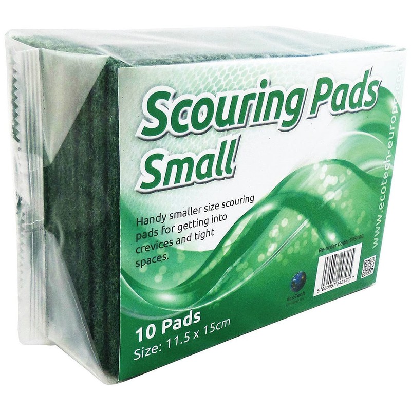 Economy Scourer Flat 150x115mm Green (Pack of 10) SP120