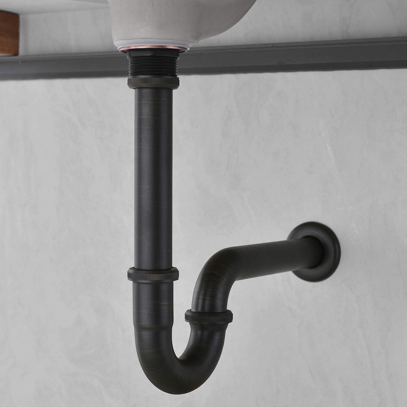 Orhemus Brass P Trap, 1 1/4 Bathroom Basin Sink Waste