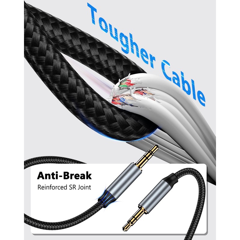 yootech Audio Cable 3.5 mm Jack Cable (Pack of 1)