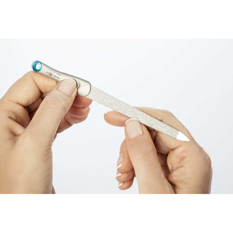 Remos Sapphire Nail File with Ergonomic Handle Made of Stainless