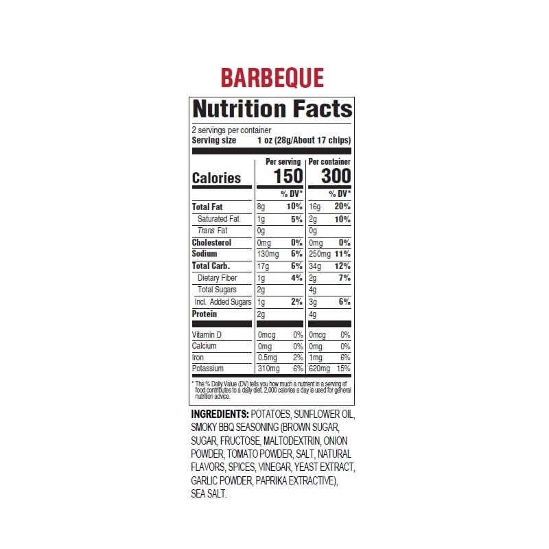 Hal's New York Kettle Cooked Gluten Free Barbeque BBQ Flavored