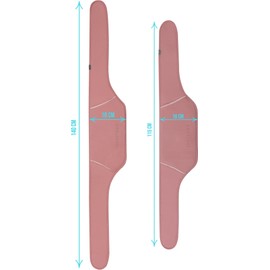 Hot Water Bottle with Belt - Waist and Back Warmer - Hot Water Bottle Belt Made of Soft Material Pink Size 115 x 18 cm
