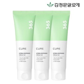 Kim Jeong-moon Aloe [Kim Jeong-moon Aloe] Cure Aloe Cica PDRN Hydra Soothing Cream 365 80ml 3pcs / [김정문알로에] 큐어 알로에시카PDRN 하이드라 수딩크림 365 80ml 3개