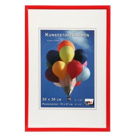 ** New Lifestyle Plastic Picture Frame Special Sizes **: Colour: Red | Format: 18 x 24 cm