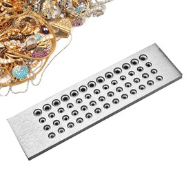 ZJchao hilera Herramienta para joyeria, Placa de Refuerzo, Herramientas de joyería de Placa de inserción de Alambre de carburo de tungsteno de Forma Redonda para la fabricación de Joyas (# 2)