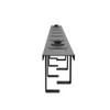 NavePoint Vertical D-Ring Cable Manager, Steel, 3.14 x 1.93 x