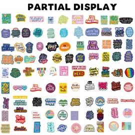 GTOTd Inspirational Sticker Sayings Stickers (Pack of 300) Motivational Gifts Merch for Laptop Water Bottle Phone Accessories Car Bumper Window Helmet Decor Teens