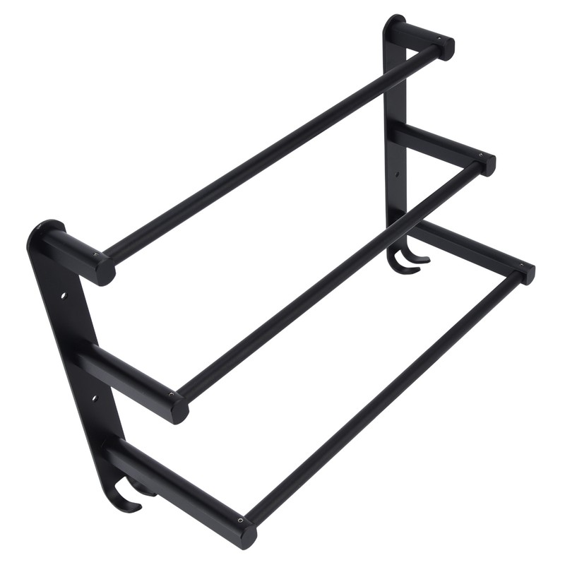 3 Tiers Bath Towel Bar Wall Mounted Bathroom Towel Hanger