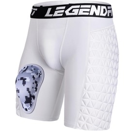Legendfit Youth Boys Baseball Sliding Shorts w/Cup Protective Athletic Compression Underwear Peewee Football Lacrosse Cricket
